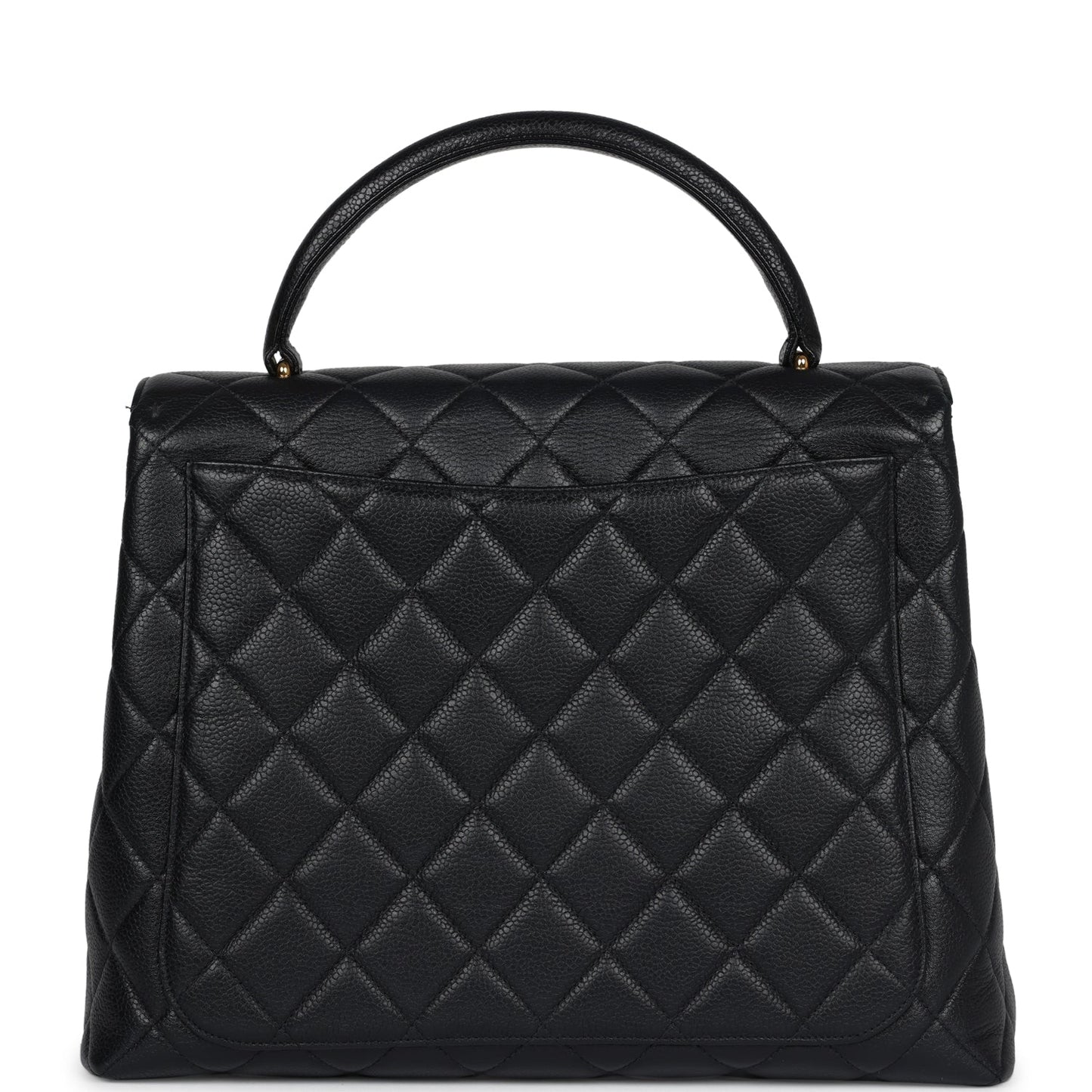 Chanel Kelly Flap Bag Black Caviar Gold Hardware