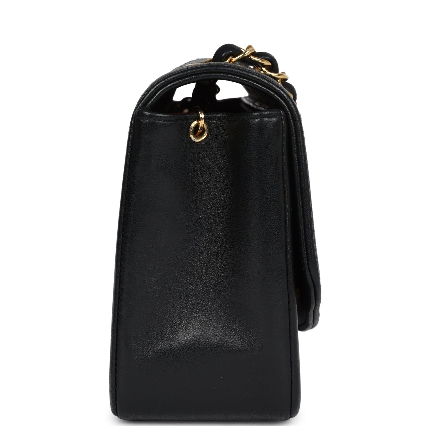 Chanel Small Diana Flap Bag Black Lambskin Gold Hardware