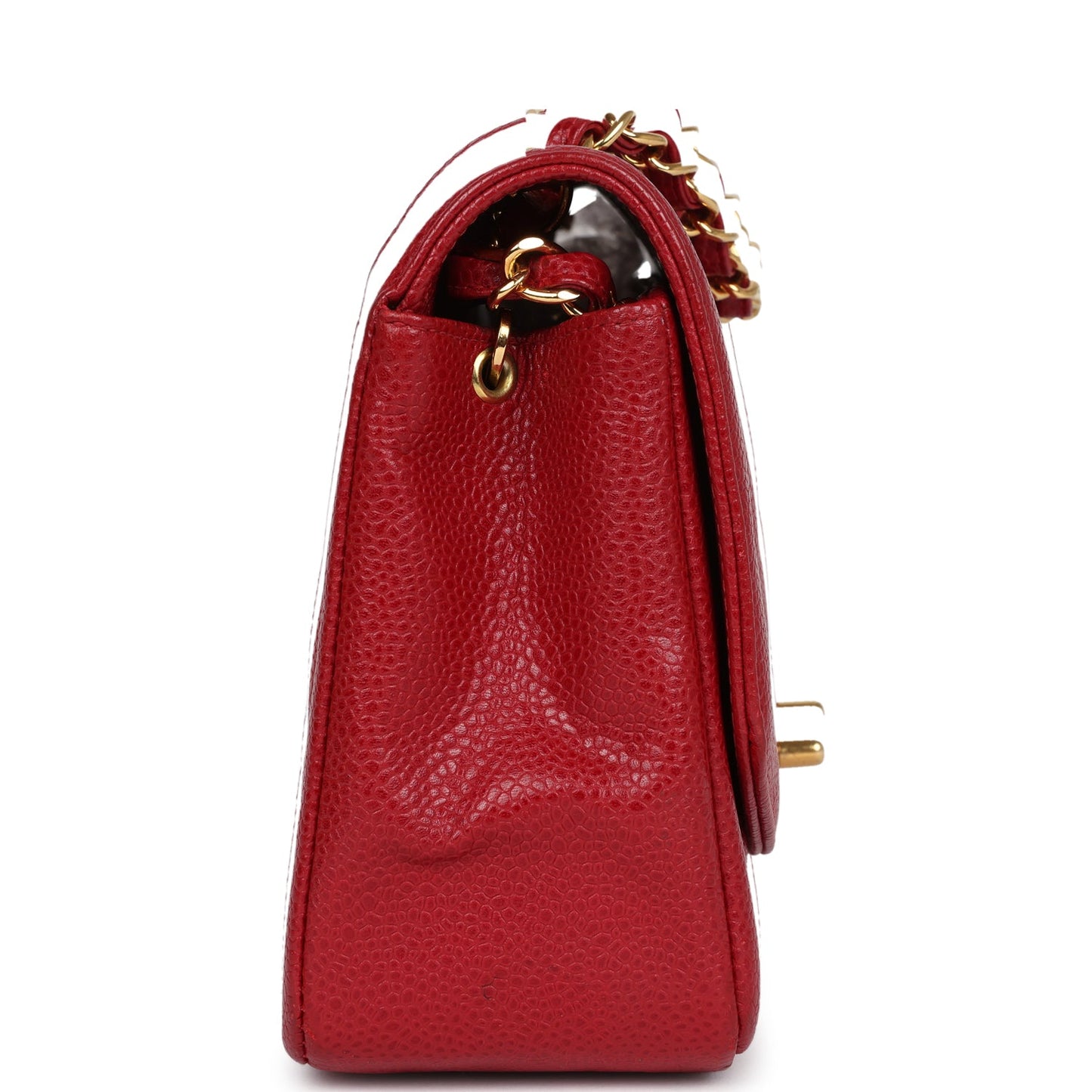 Chanel Small Diana Flap Bag Red Caviar Gold Hardware