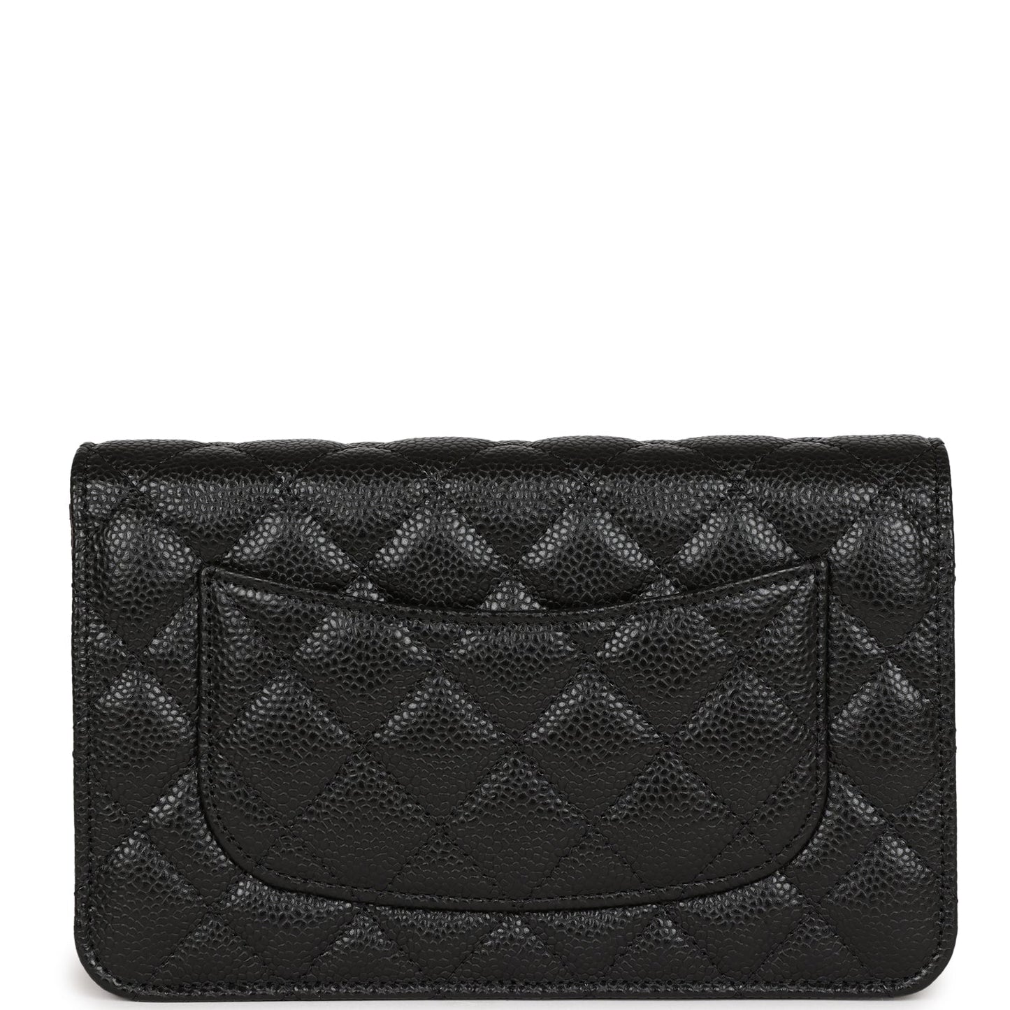 Chanel Wallet On Chain WOC Black Caviar Gold Hardware Crossbody