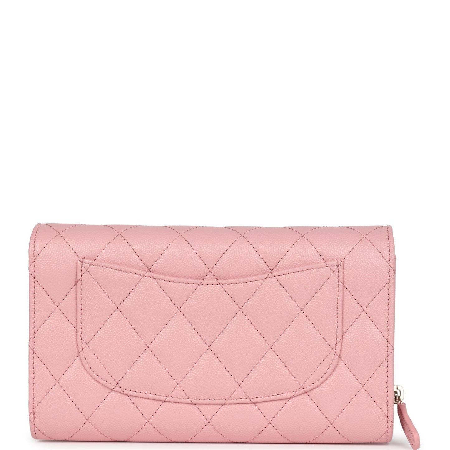 Chanel Wallet On Chain WOC Pink Caviar Light Gold Hardware Crossbody
