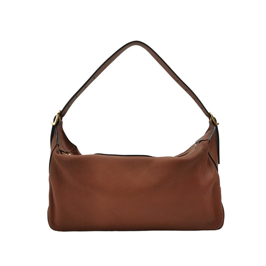 CELINE Romy Medium Brown Calfskin Leather Shoulder Bag