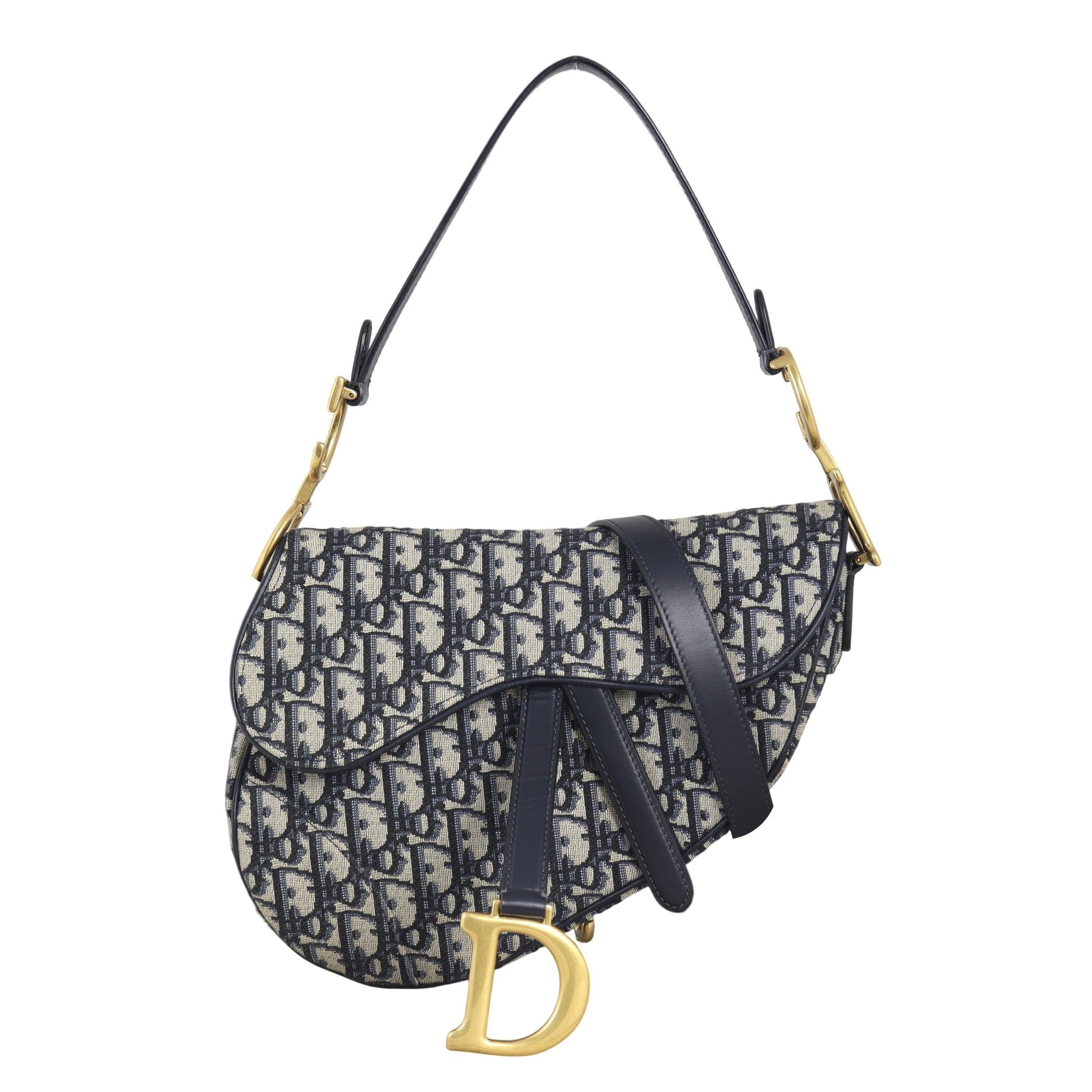Dior Saddle Bag Oblique with Strap