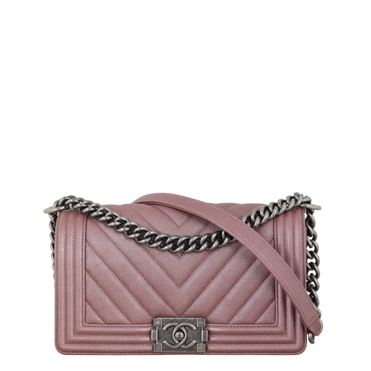 Chanel Boy Old Medium Chevron