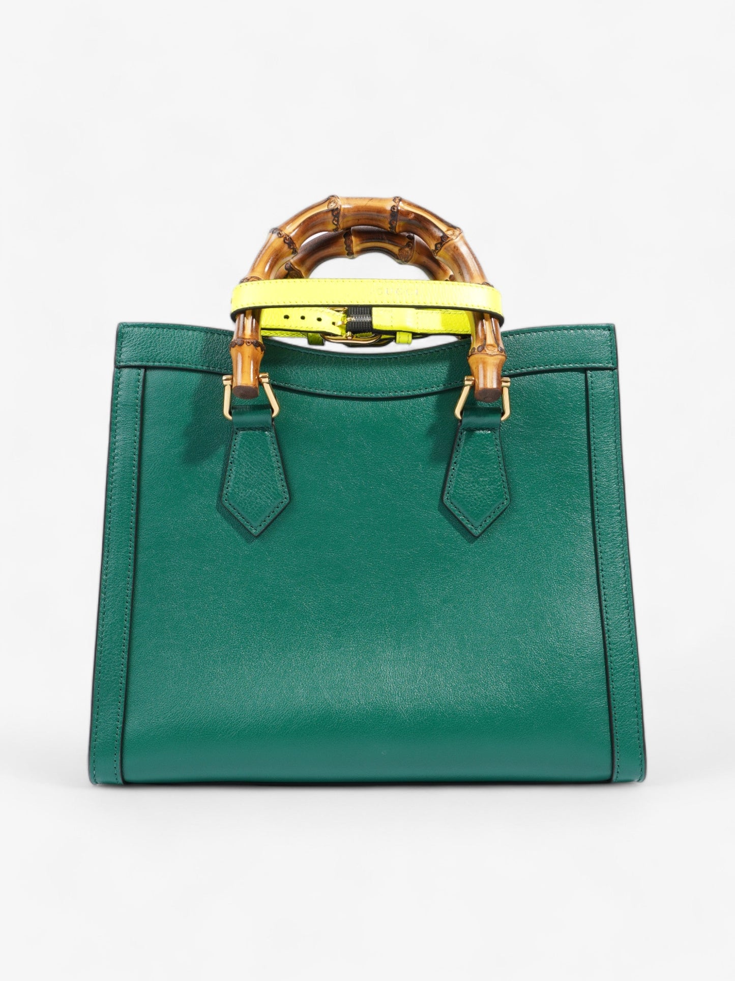Gucci Diana Tote Green Leather Small