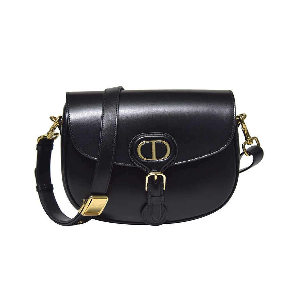Black Box Calfskin Leather Medium Dior Bobby Bag - 4 (Rented Out)