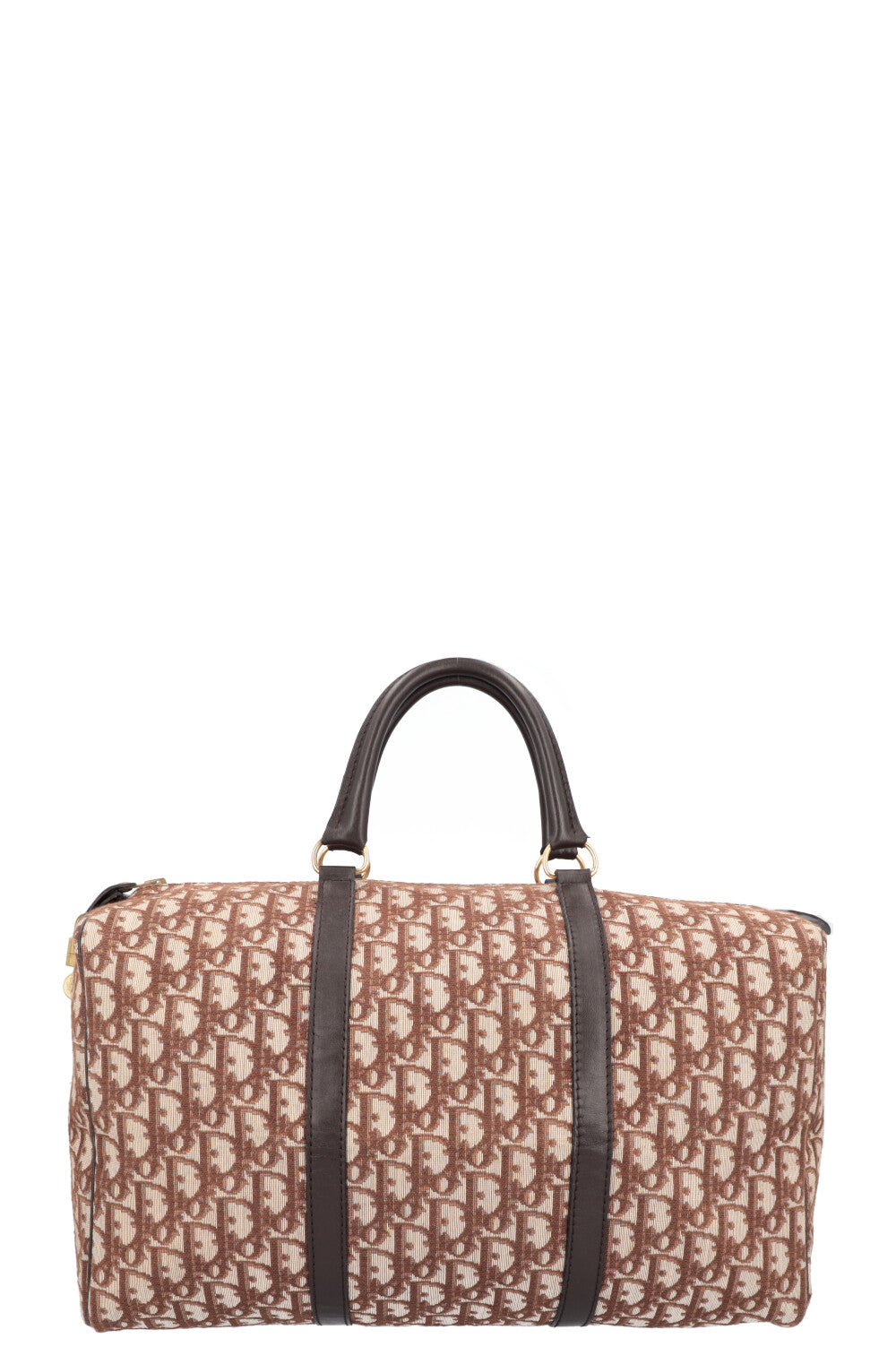 CHRISTIAN DIOR Boston Bag Oblique Brown