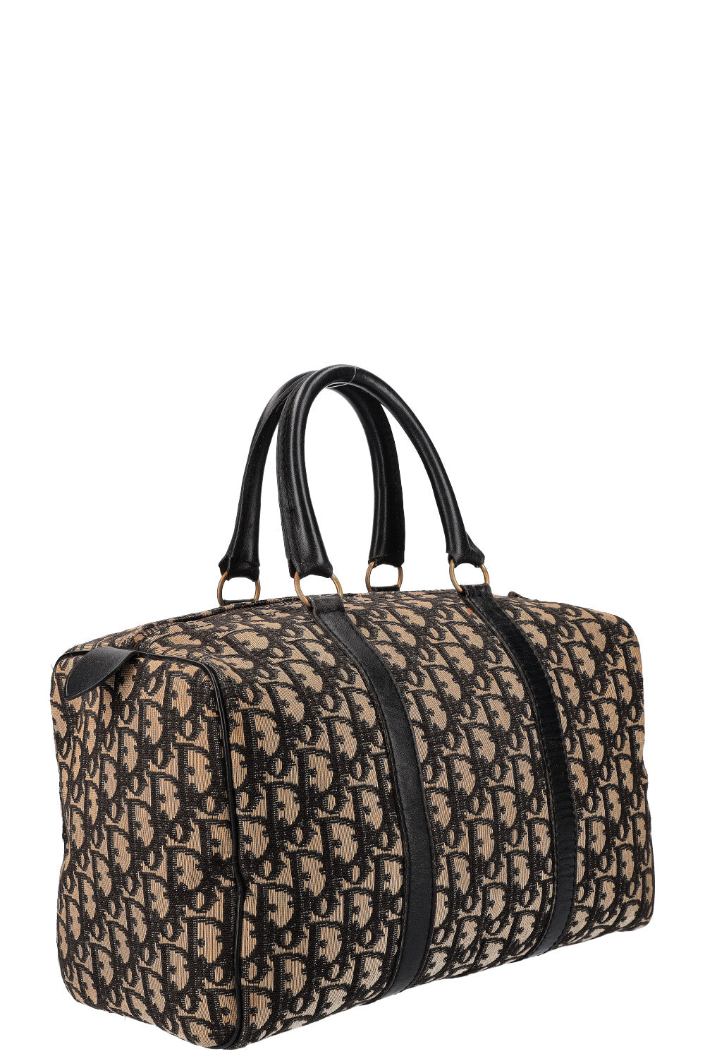 CHRISTIAN DIOR Boston Bag Oblique Blue