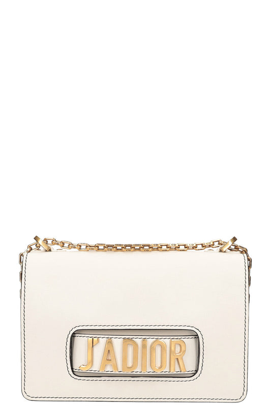 CHRISTIAN DIOR J'Adior Flap Bag White