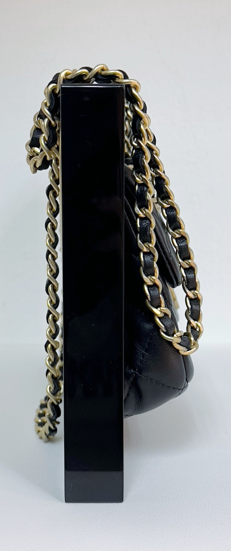 Chanel Black Priv e Collection Runway Frame Bag 1951 holo