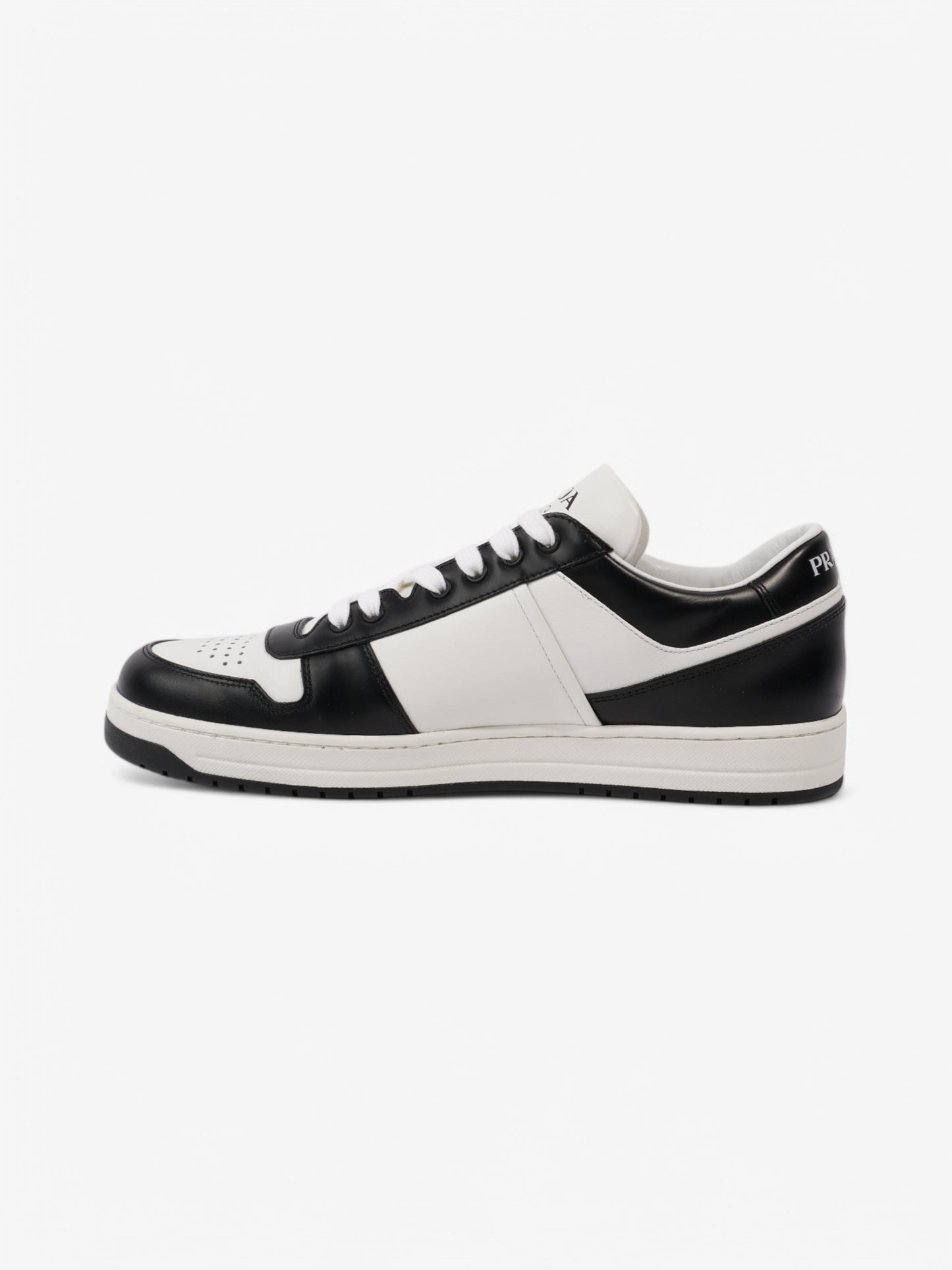 Prada Downtown White / Black Leather EU 42 UK 8