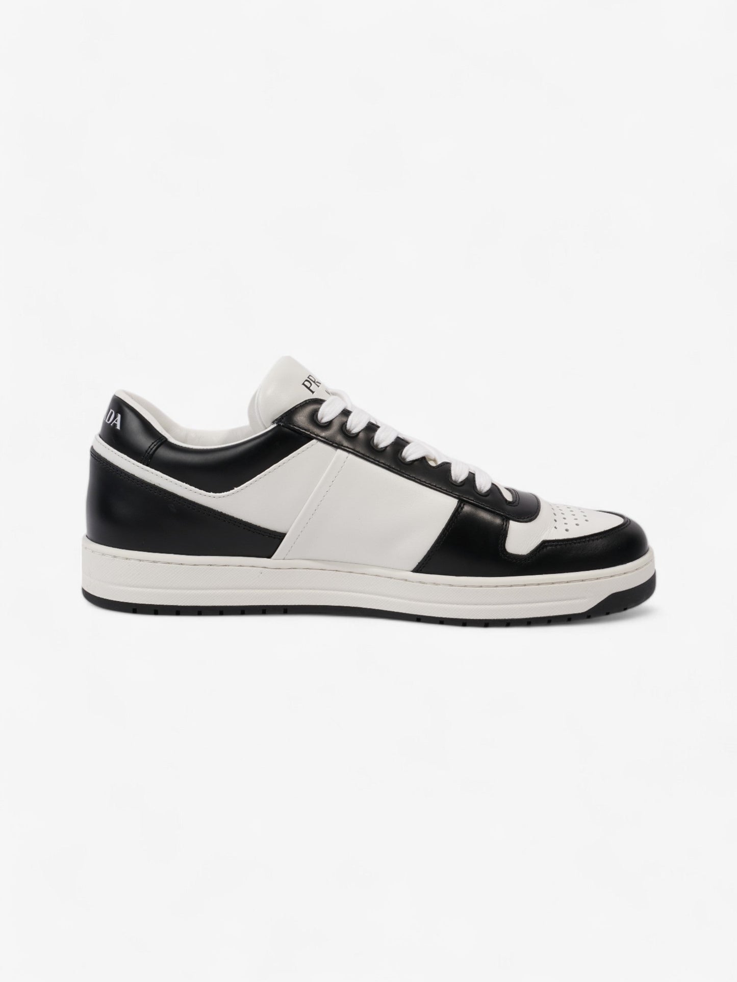 Prada Downtown White / Black Leather EU 42 UK 8