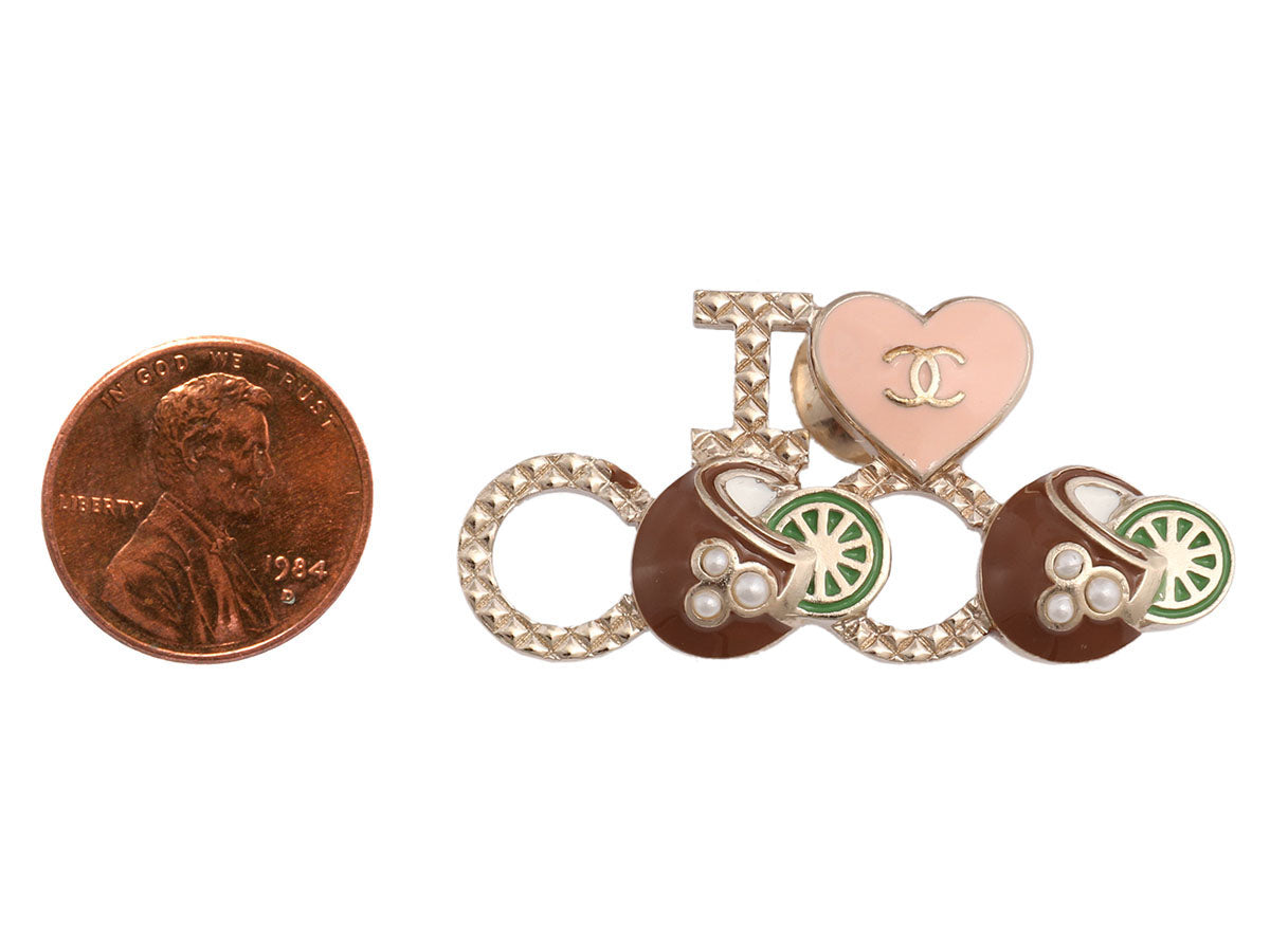 Chanel I Love Coco Coconuts and Limes Pin
