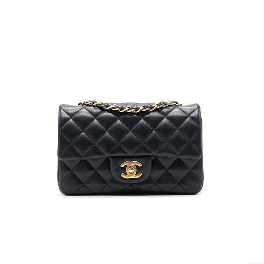 Chanel Lambskin Rectangular Mini Flap Bag