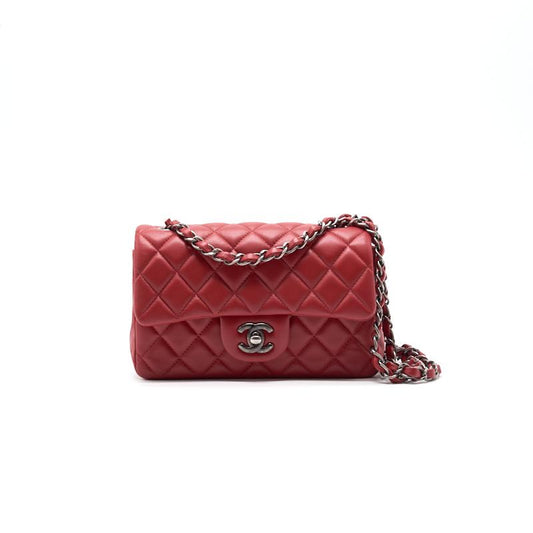 Chanel Lambskin Rectangular Mini Flap Bag