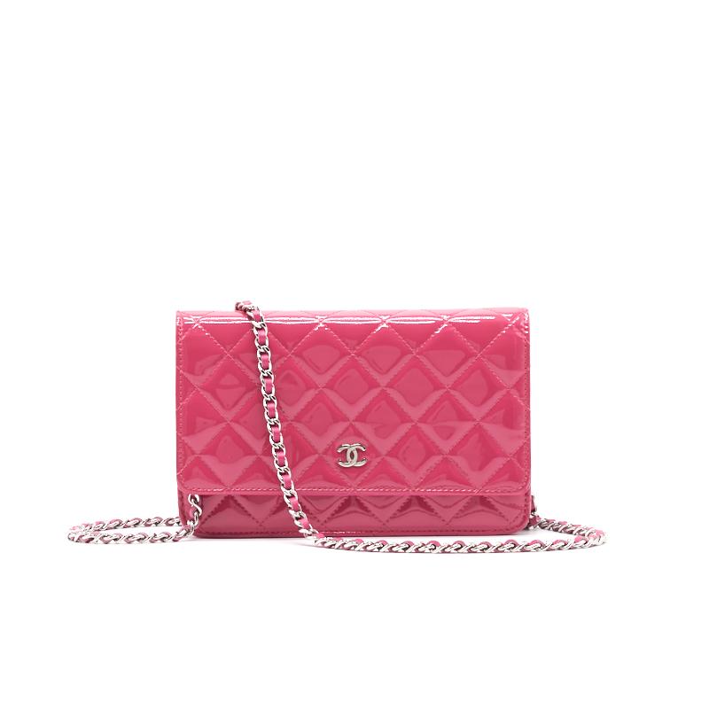 Chanel Patent Wallet on Chain Crossbody