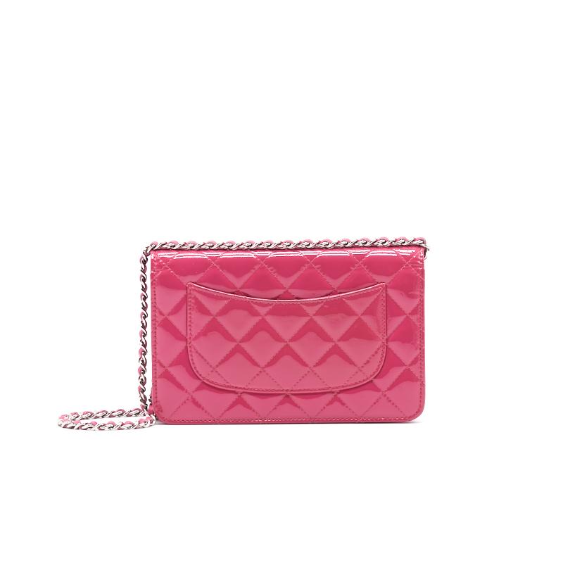 Chanel Patent Wallet on Chain Crossbody