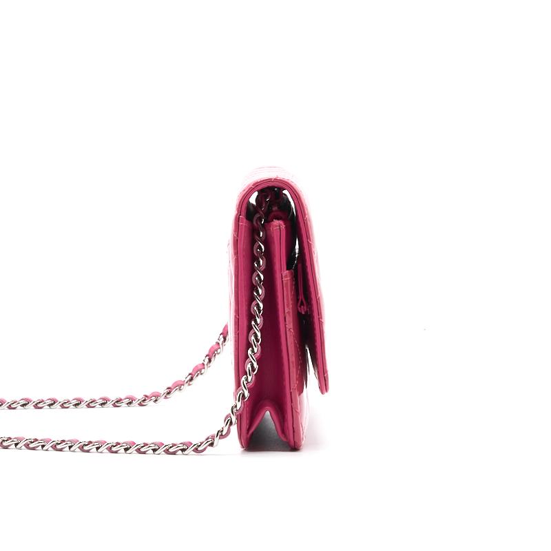 Chanel Patent Wallet on Chain Crossbody