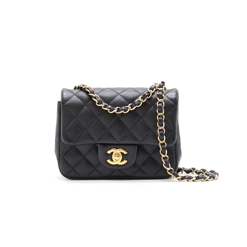 Chanel Mini Square Black Cavier