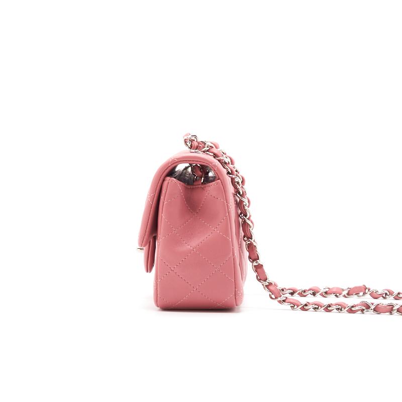 Chanel Lambskin Rectangular Mini Flap Bag
