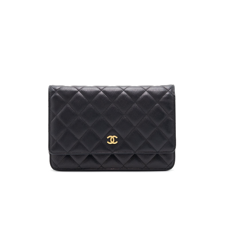 Chanel Wallet on Chain Calfskin Black with GHW Crossbody