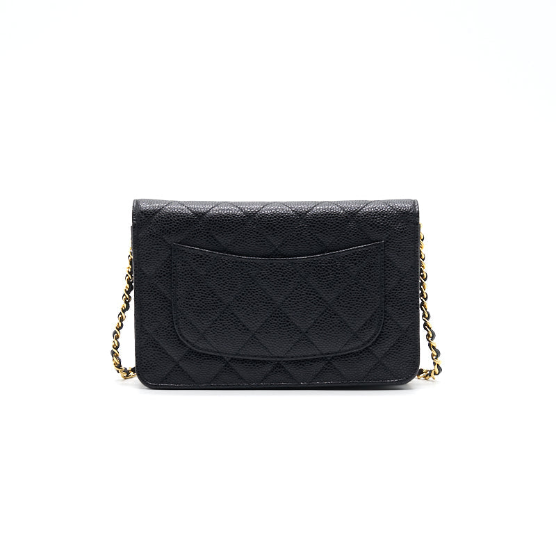 Chanel Wallet on Chain Cavier Black with GHW Crossbody