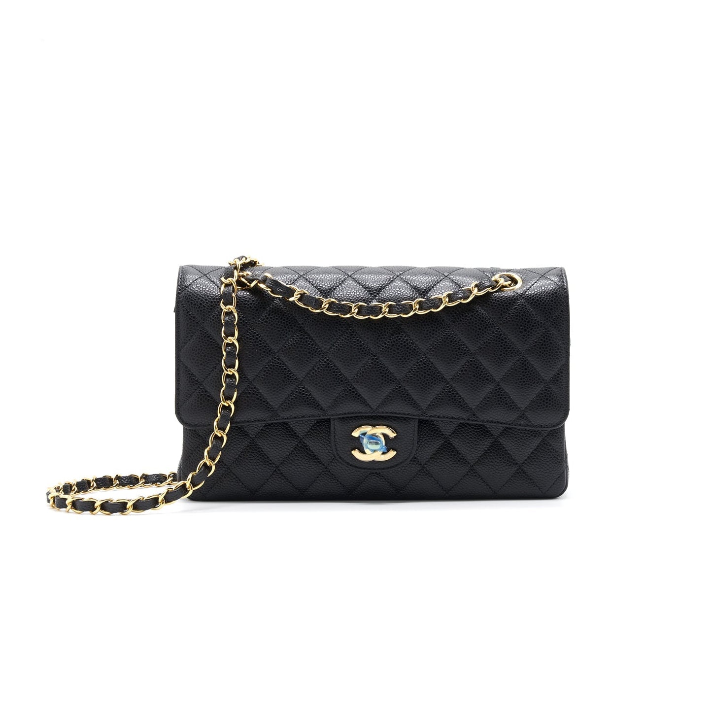 Chanel Medium 25cm Classical Double Flap Caviar Black