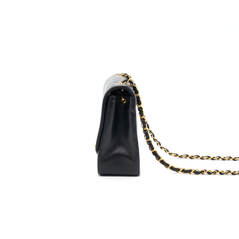 Chanel Medium Diana Bag black with 24K