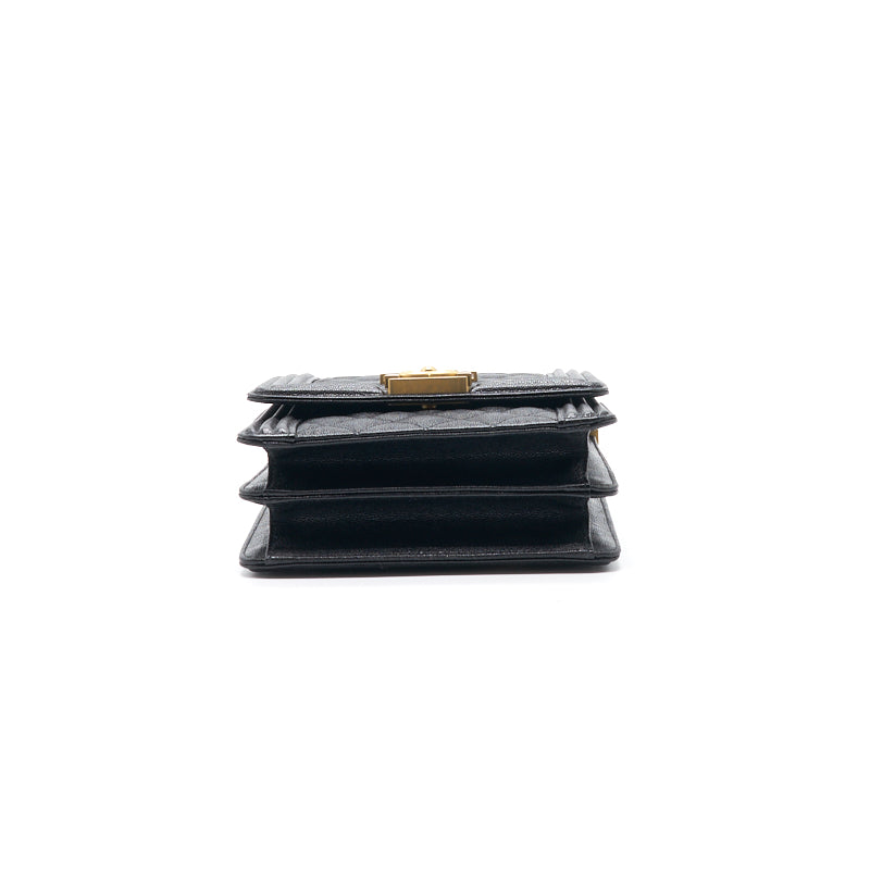 Chanel Grained Calfskin Boy Chanel Handbag