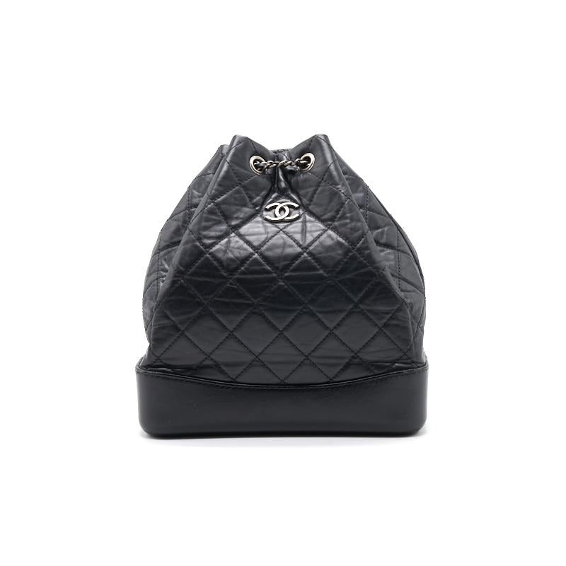 Chanel Gabrielle Backpack in Aged Calfskin Quilted Leather