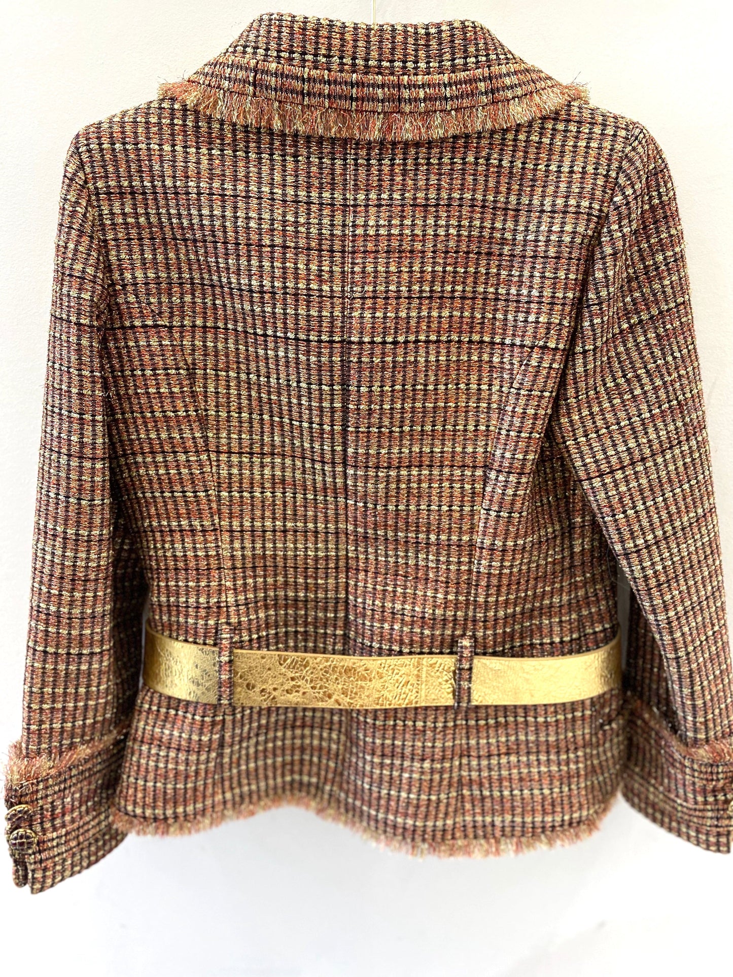 CHANEL BELTED TWEED JACKET Handbag