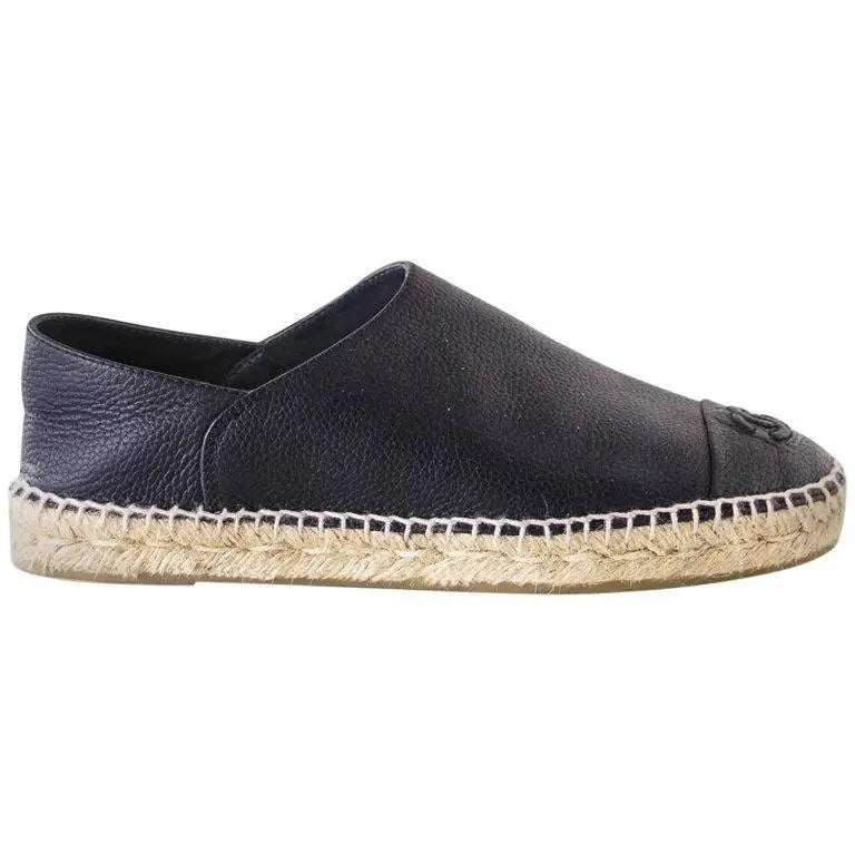 CHANEL CC CAMBON CALFSKIN LEATHER ESPADRILLES Handbag
