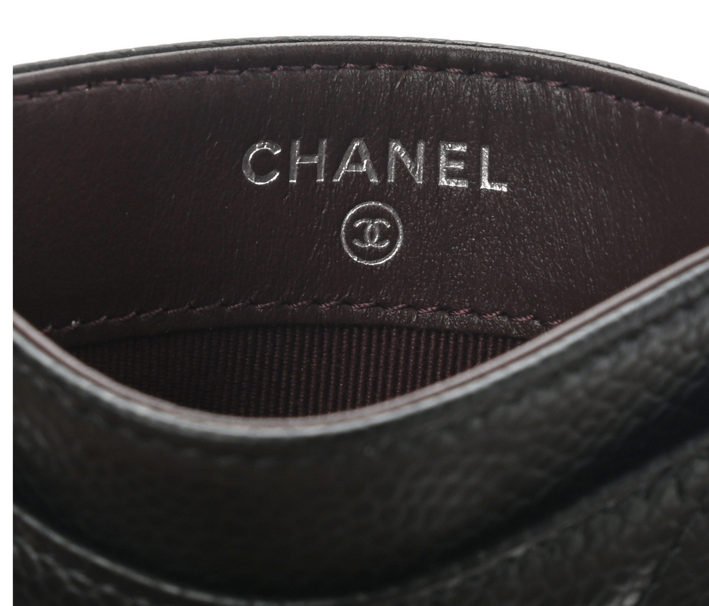 CHANEL CAVIAR QUILTED LAMBSKIN CARD CASE Handbag