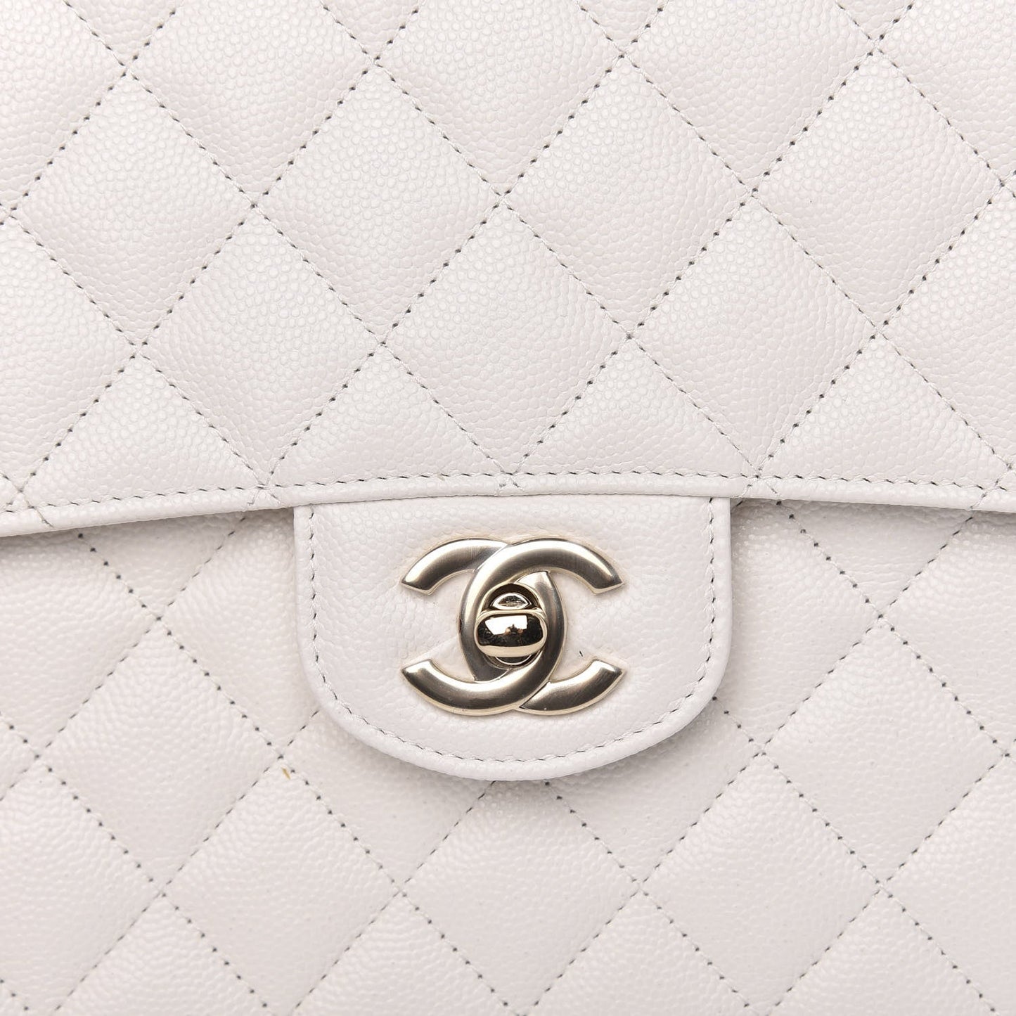 CHANEL CAVIAR QUILTED SQUARE FLAP CLUTCH BAG Classic Flap