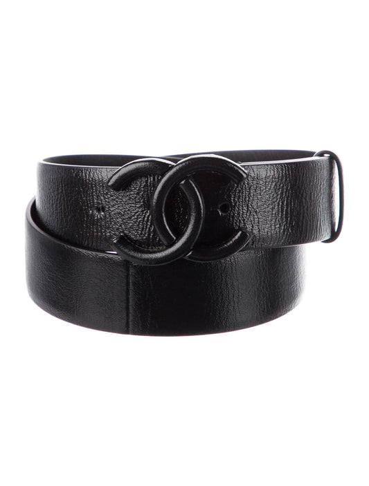 CHANEL INTERLOCKING CC LOGO LEATHER BELT Handbag
