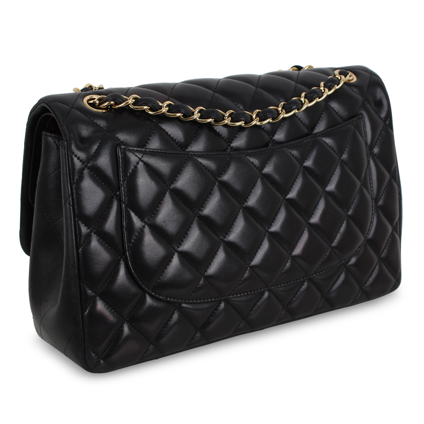 Chanel Classic Flap Bag - Black Jumbo