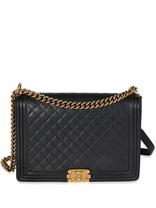 CHANEL QUILTED LAMBSKIN XL BOY FLAP BAG