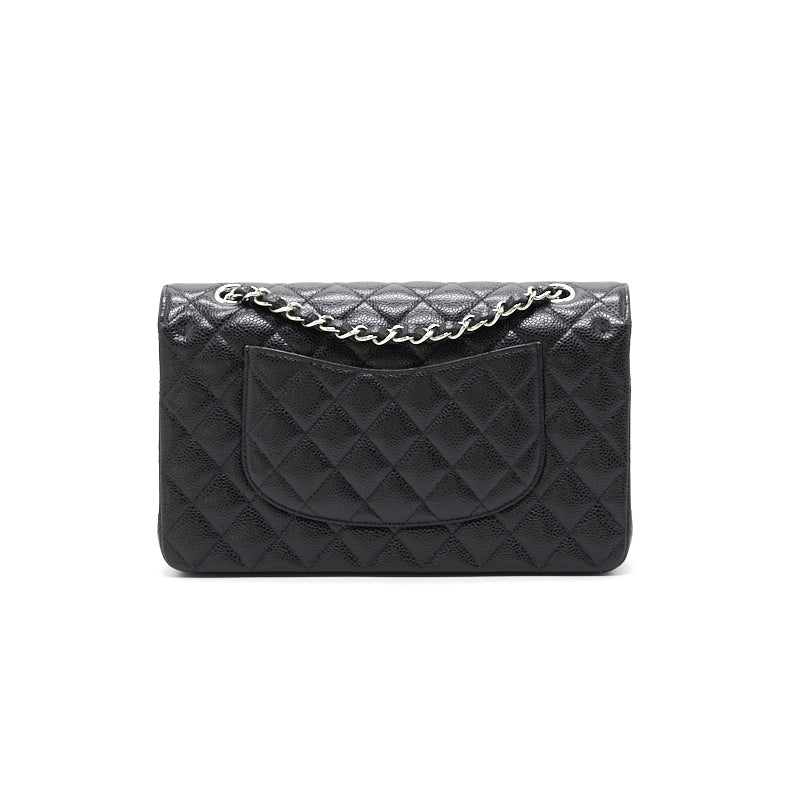 Chanel Medium 25cm Classical Double Flap Caviar Black Year 2020