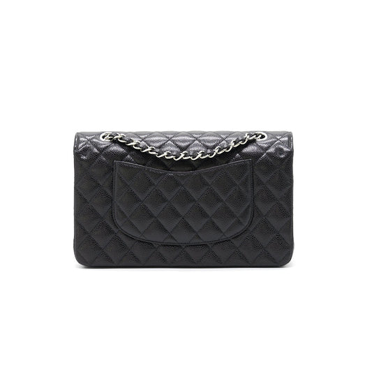 Chanel Medium 25cm Classical Double Flap Caviar Black Year 2020