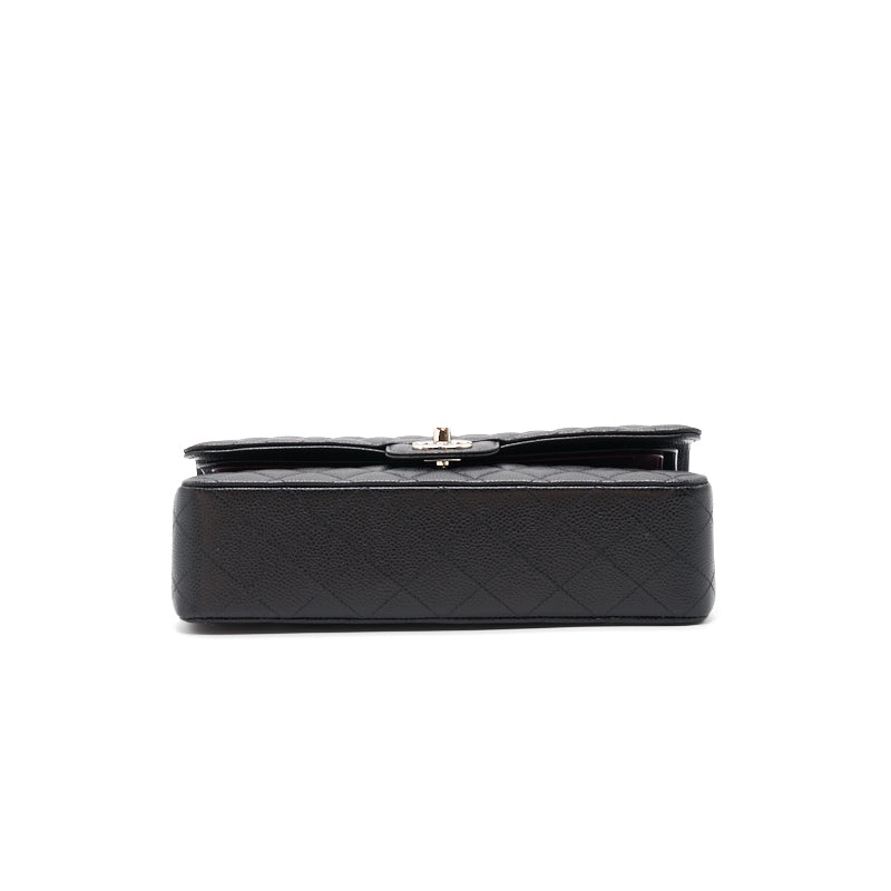Chanel Medium 25cm Classical Double Flap Caviar Black Year 2020