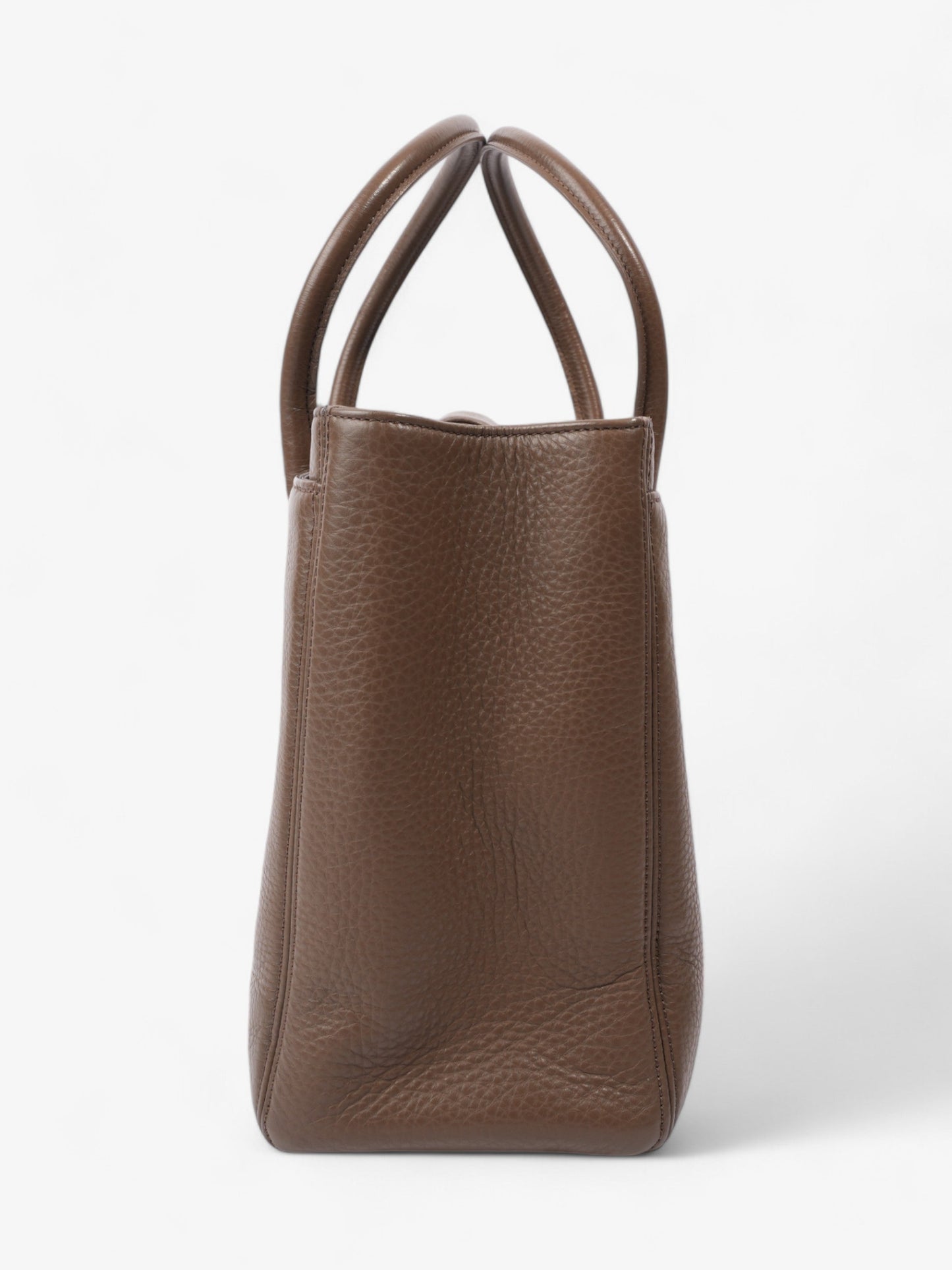 Chanel Executive Cerf Tote Brown Leather