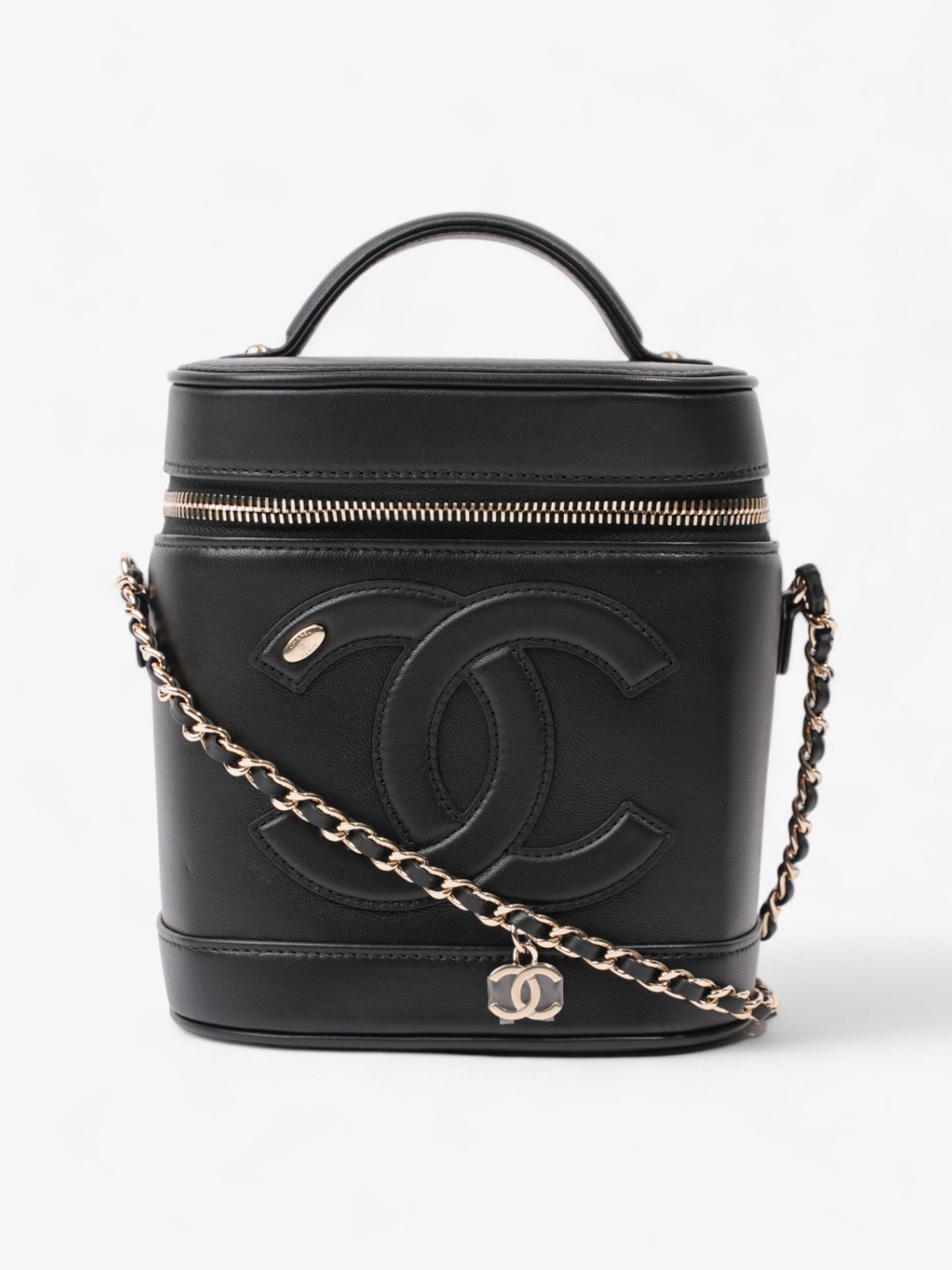 Chanel Coco Vanity Bag Black Caviar Leather