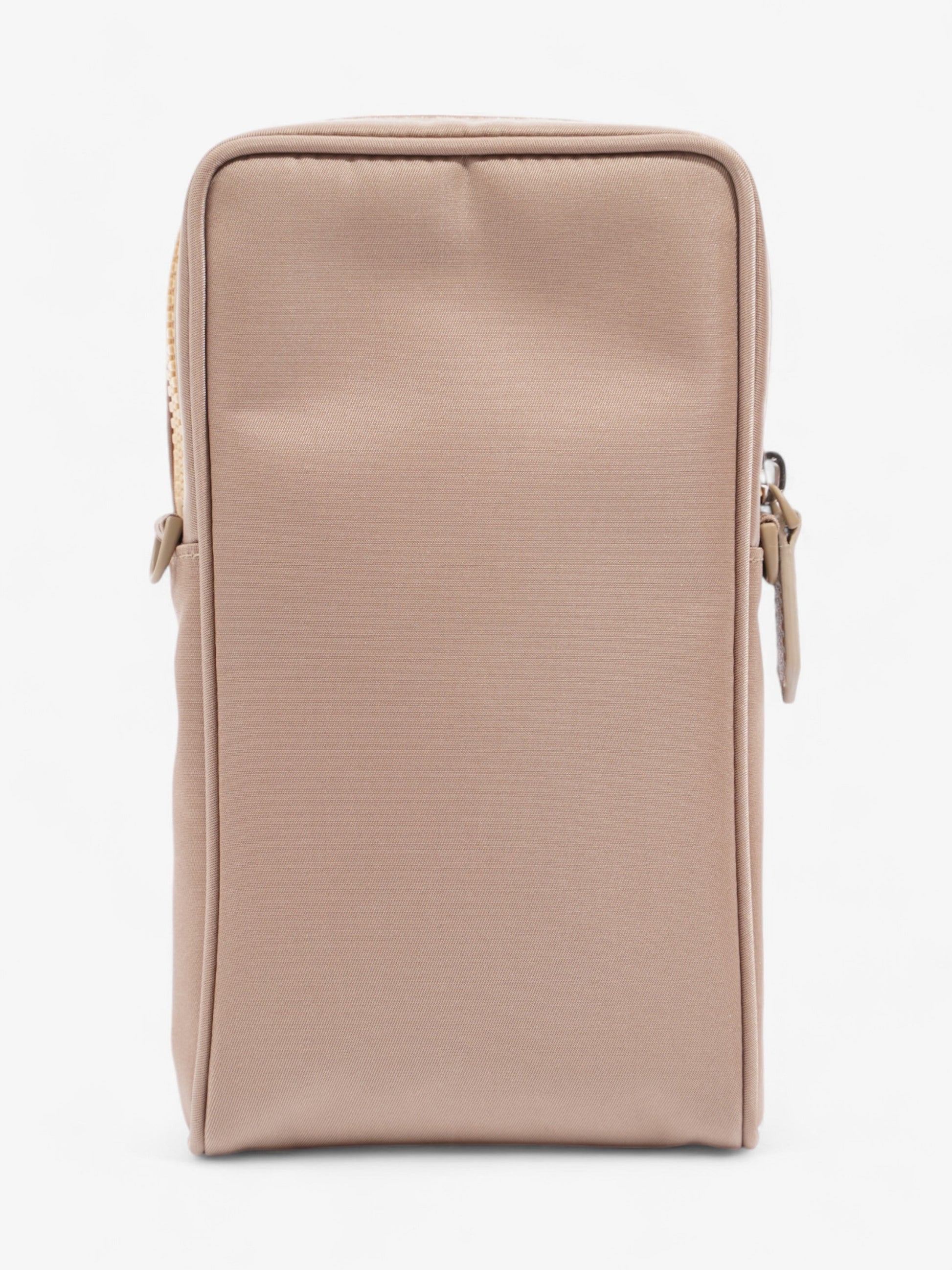 Fendi Kan U Tobacco / Zucca Embossed Leather Small