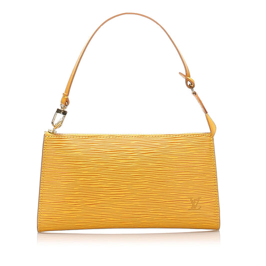Louis Vuitton Epi Pochette Accessoires Yellow
