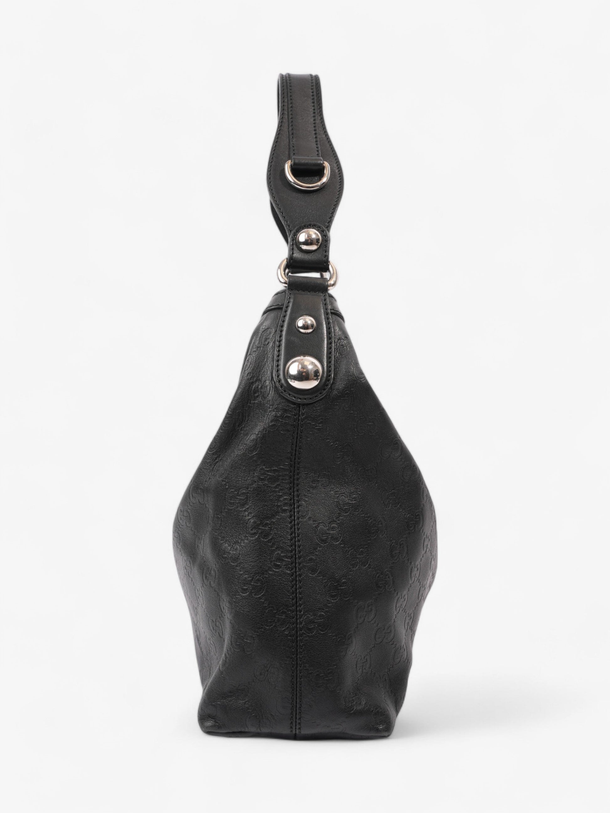 Gucci Shoulder Bag Black Leather