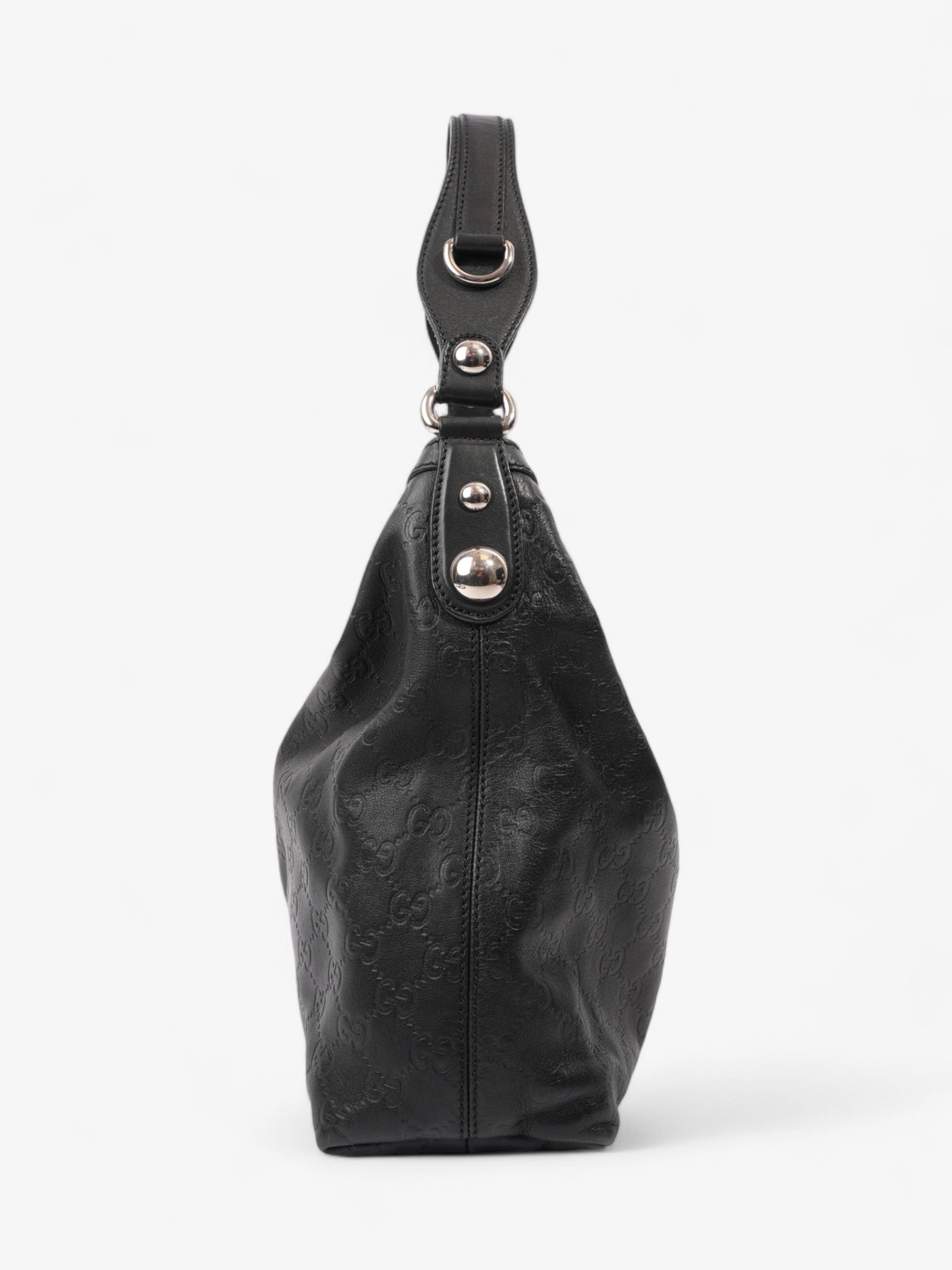 Gucci Shoulder Bag Black Leather