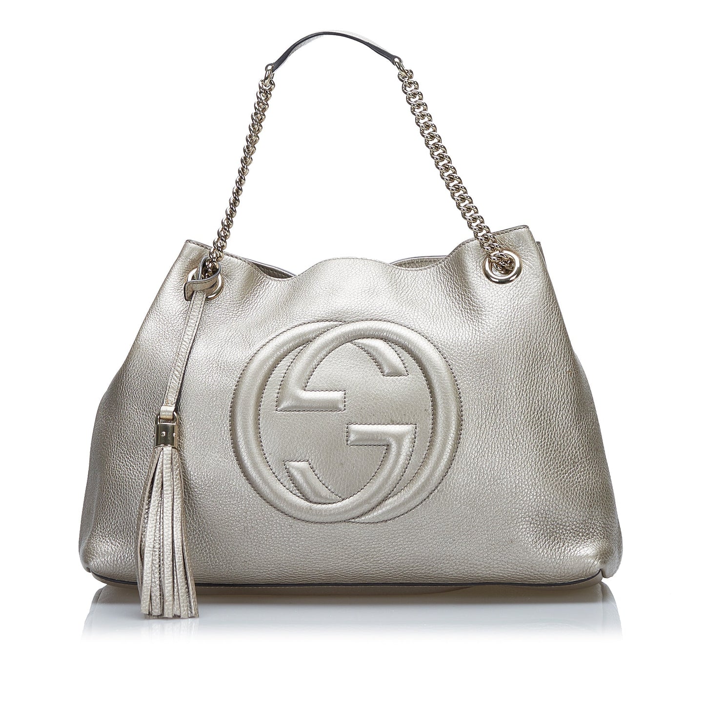 Gucci Chain Leather Tote