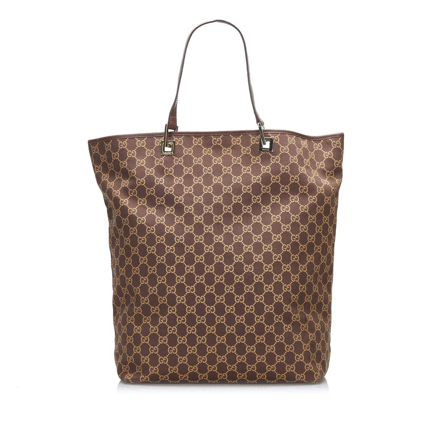 Gucci Leather Canvas Tote