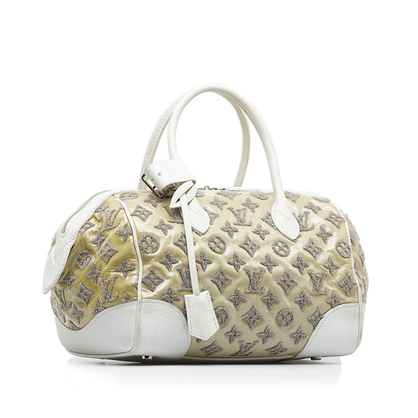 LOUIS VUITTON Monogram Bouclettes Speedy Boston Bag