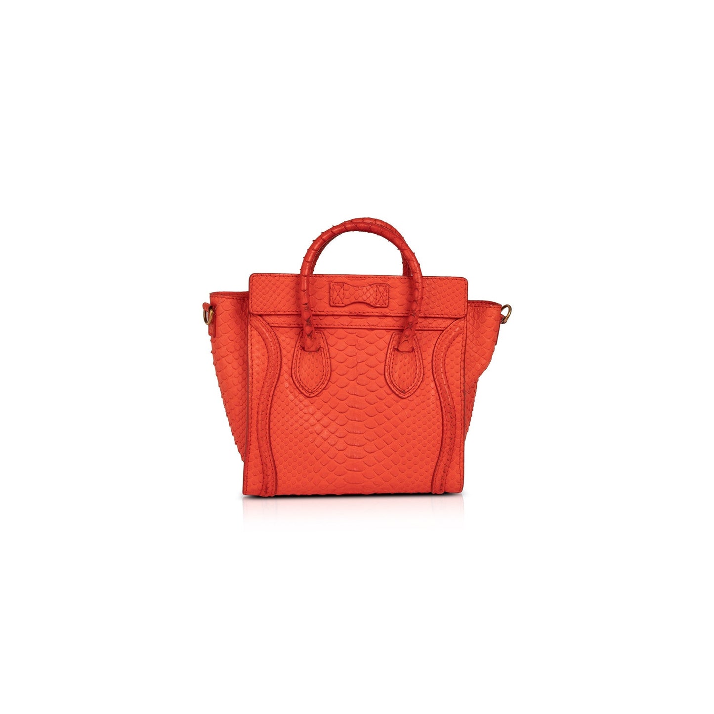 Celine Python Nano Luggage Tote